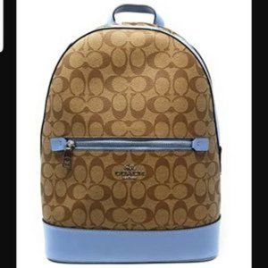 Coach Signature Canvas Kenley Backpack